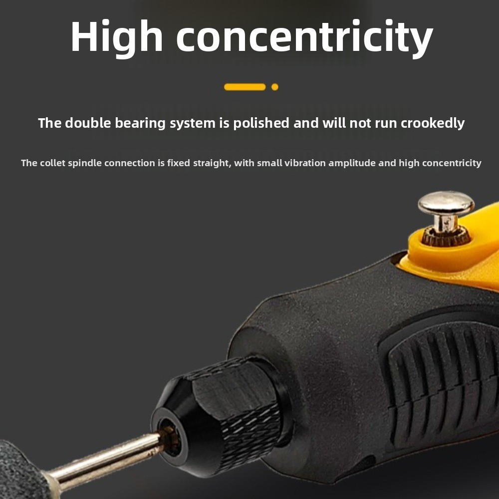 Cordless Rotary Tool Kit Accessories - Cordless Mini Grinder 3 Speeds Adjustable