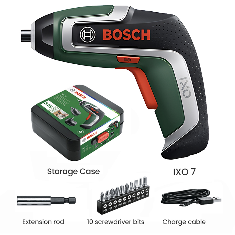 Electric Screwdriver Rechargeable Usb - Bosch IXO 7 Cordless Screwdriver, 3.6V