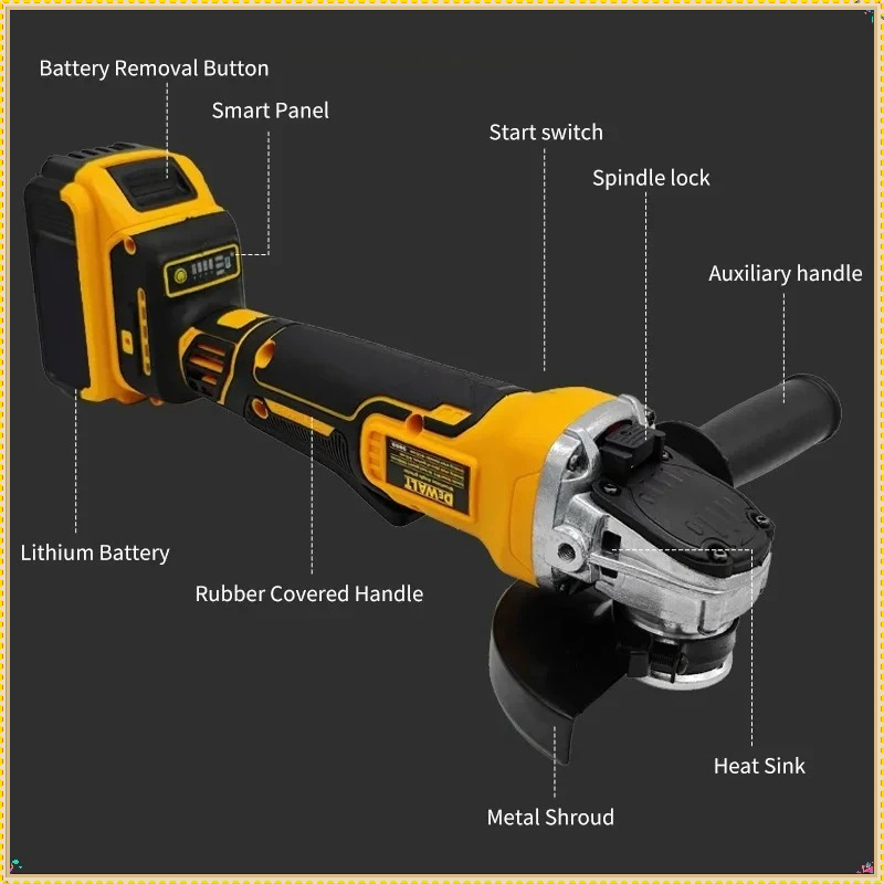 Dewalt DCG406 125MM Brushless  - Brushless Angle Grinder Battery Powered ulasan dan harga