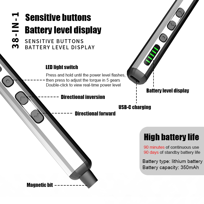 Electric Screwdriver Set Preci - Electric Screwdriver Rechargeable Usb ulasan dan harga
