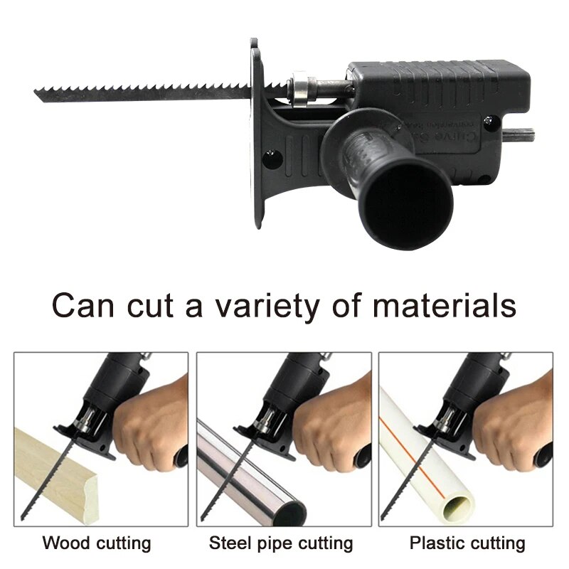 Handheld Electric Drill to Ele - Reciprocating Saw Attachment Drill ulasan dan harga
