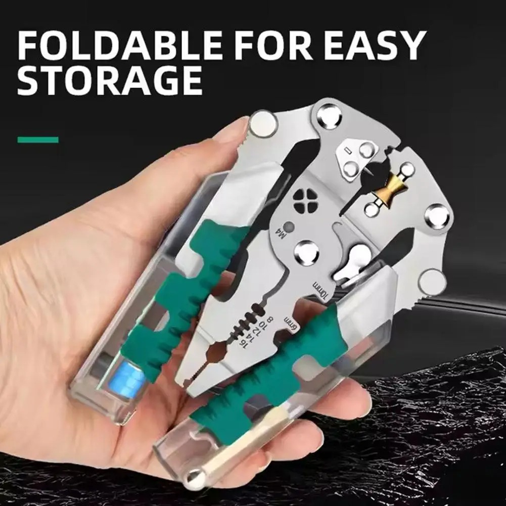 Foldalbe Wire Stripping Pliers - Automatic Wire Stripper Cutter ulasan dan harga