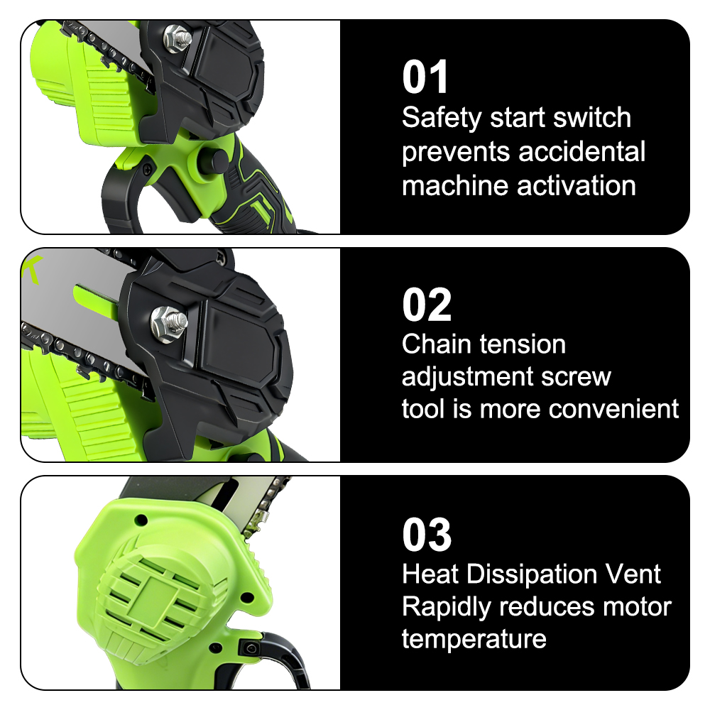 Portable 6 Inch Mini Electric  - Mini Electric Chainsaw 6 Inch ulasan dan harga
