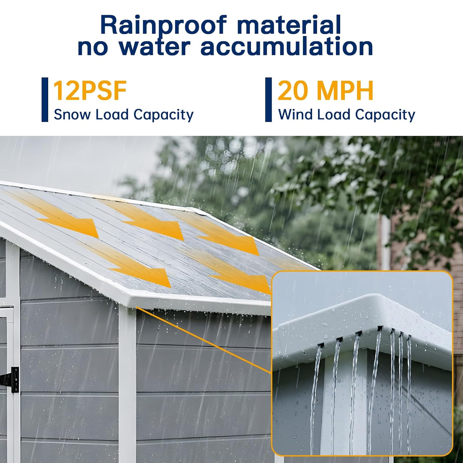 8x6 FT Outdoor Storage Shed wi - Garden Tools ulasan dan harga
