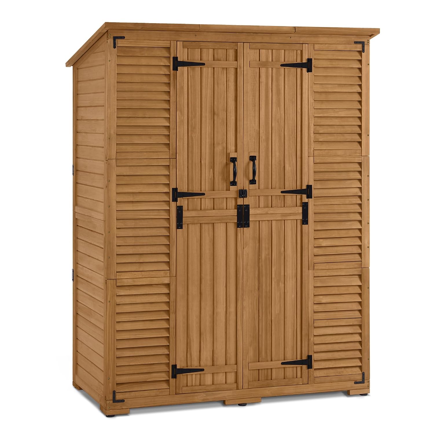 Outdoor Storage Cabinet with S - Garden Tools ulasan dan harga