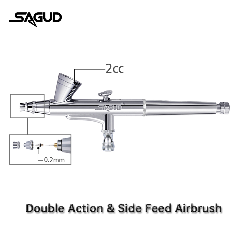 SAGUD Airbrush Model SD-135 0. - Airbrush Kit With Mini Compressor ulasan dan harga