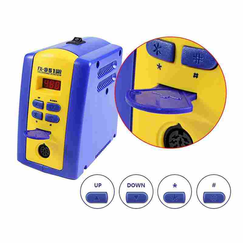 Digital FX951 75W Soldering St - Digital Soldering Station T12 ulasan dan harga