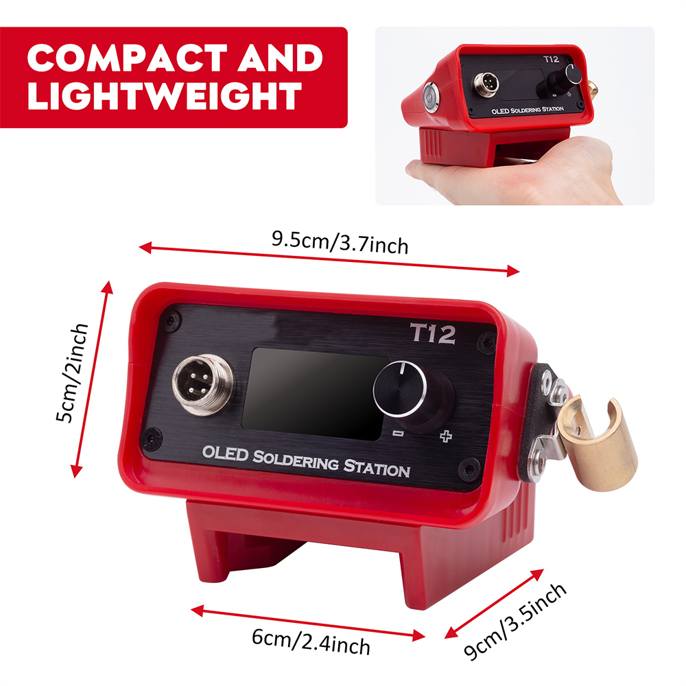 OLED T12 Soldering Iron Statio - Digital Soldering Station T12 ulasan dan harga