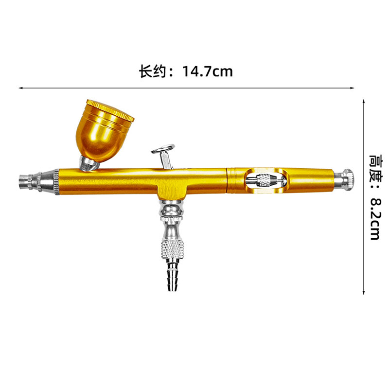 0.3mm Dual Action Airbrush 7cc - Airbrush Kit With Mini Compressor ulasan dan harga