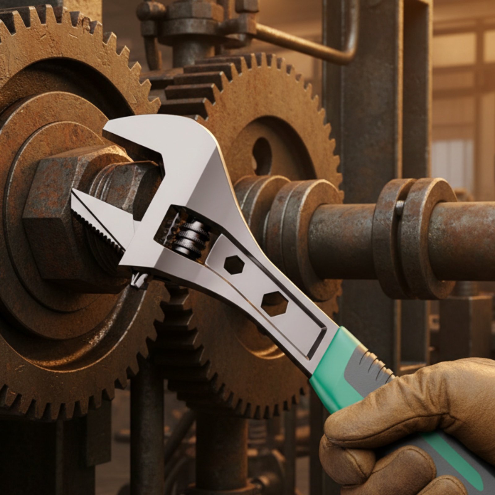 Toothed Adjustable Wrench Indu - Plumbing ulasan dan harga
