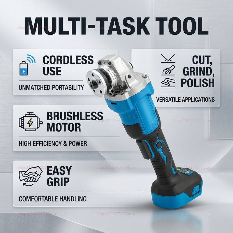 Cordless Brushless Angle Grind - Brushless Angle Grinder Battery Powered ulasan dan harga