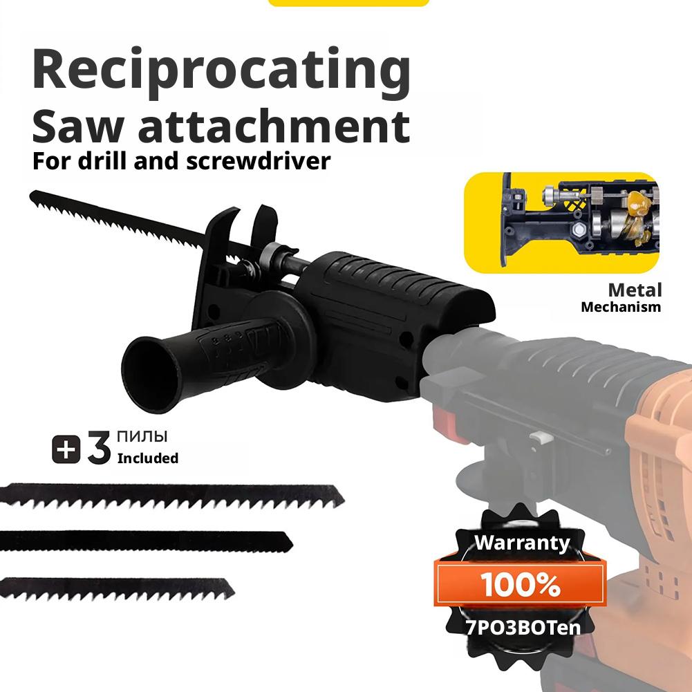 Reciprocating Saw Adapter Elec - Reciprocating Saw Attachment Drill ulasan dan harga