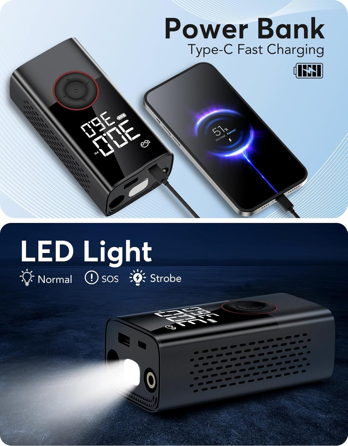 Portable Wireless Air Compress - Electrical ulasan dan harga