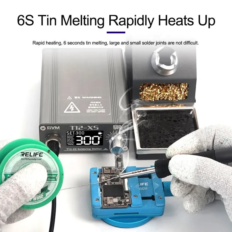 GVM T12-XS Smart LED Digital D - Digital Soldering Station T12 ulasan dan harga