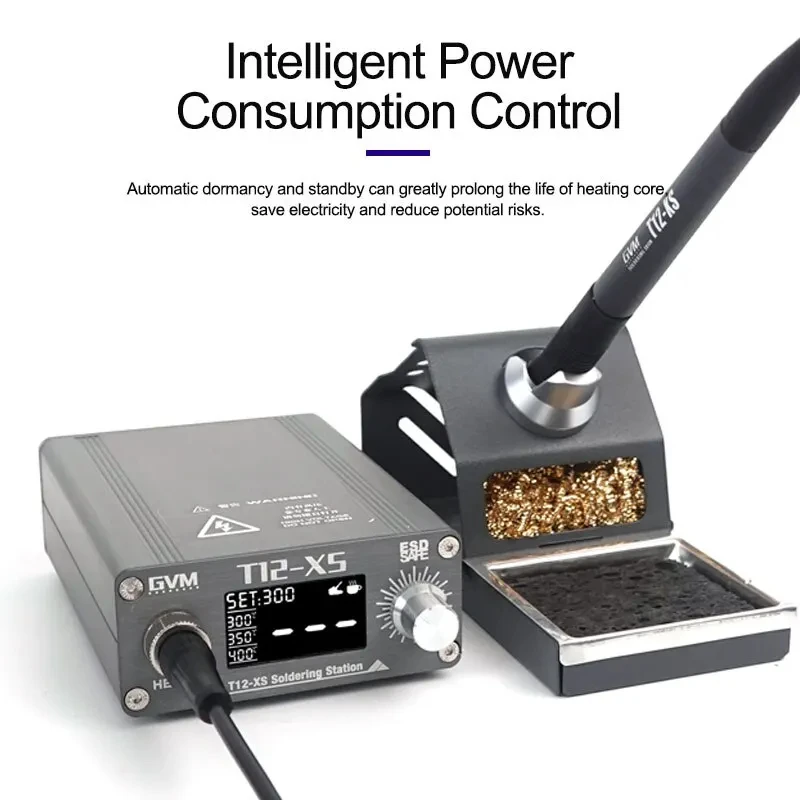 GVM T12-XS Smart LED Digital D - Digital Soldering Station T12 ulasan dan harga
