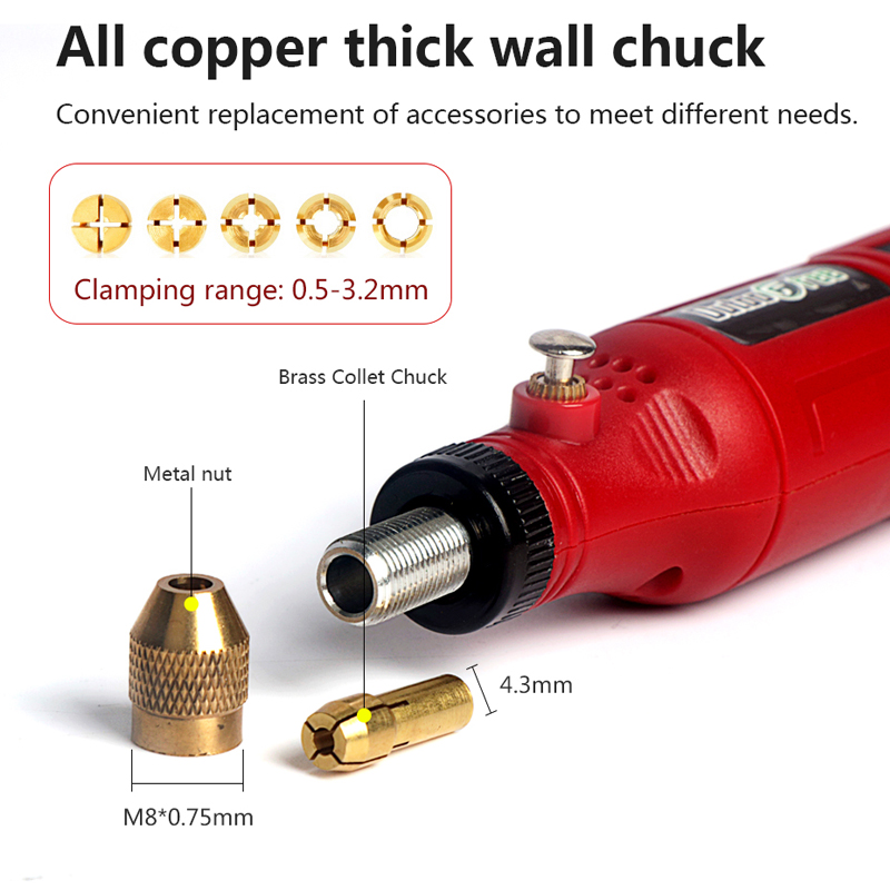 3.7V Mini Wireless Drill Engra - Cordless Rotary Tool Kit Accessories ulasan dan harga