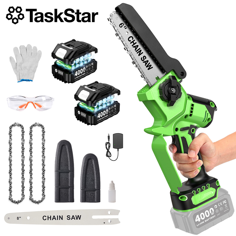 TaskStar Brushless Electric Ch - Mini Electric Chainsaw 6 Inch ulasan dan harga