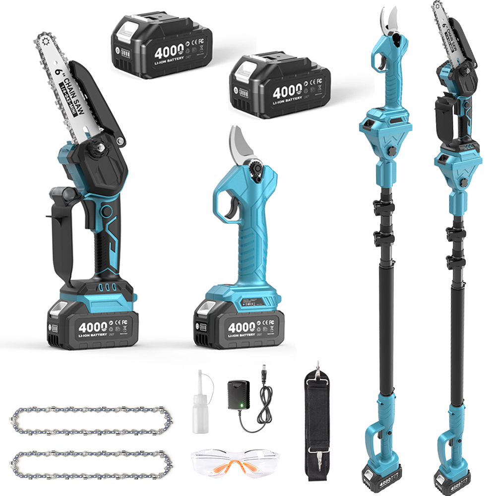 Taskstar 3-in-1 Brushless Pole - Mini Electric Chainsaw 6 Inch ulasan dan harga