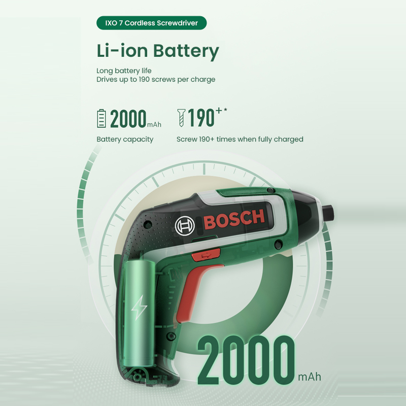 Bosch IXO 7 Cordless Screwdriv - Electric Screwdriver Rechargeable Usb ulasan dan harga
