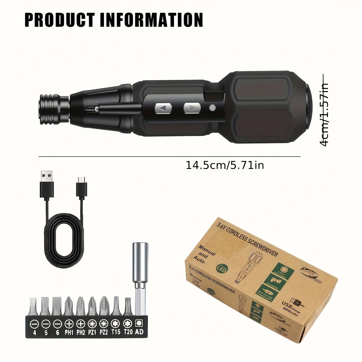 Electric Screwdriver Rechargea - Electric Screwdriver Rechargeable Usb ulasan dan harga